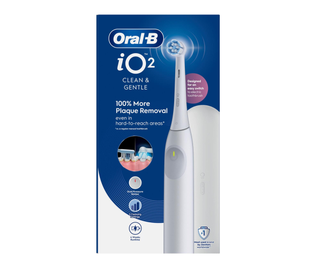 Oral-B Szczoteczka magnetyczna iO2 (biała, z etui) - 1519321 - zdjęcie 3